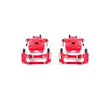 Front RED CALIPER PAIR W/BRKT image 2