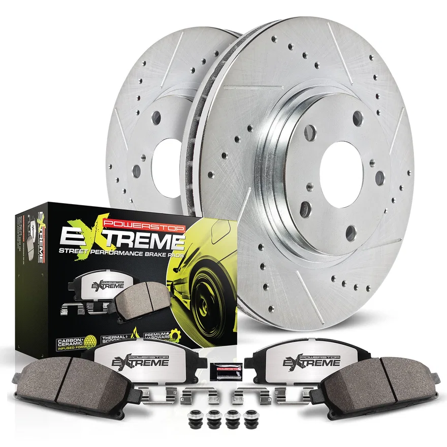 PowerStop K1364-26, Front Z26 STREET BRAKE KIT