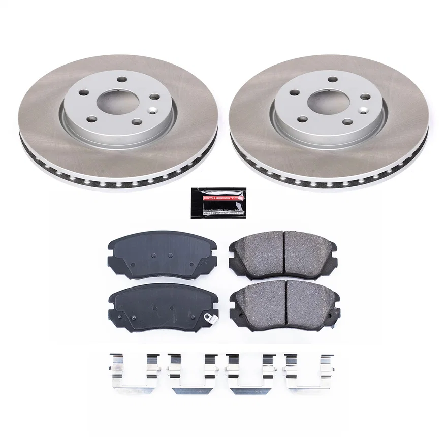 Front SEMI-COATED ROTOR KIT