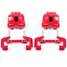 Front RED CALIPER PAIR W/BRKT image 2