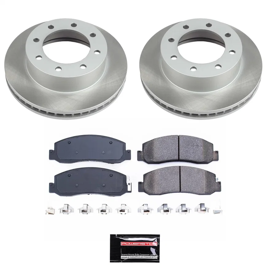 Front SEMI-COATED ROTOR KIT for Ford F-350 Super Duty