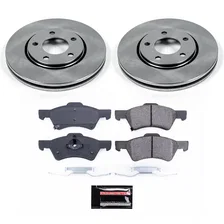 Front SEMI-COATED ROTOR KIT for Dodge Caravan image 1