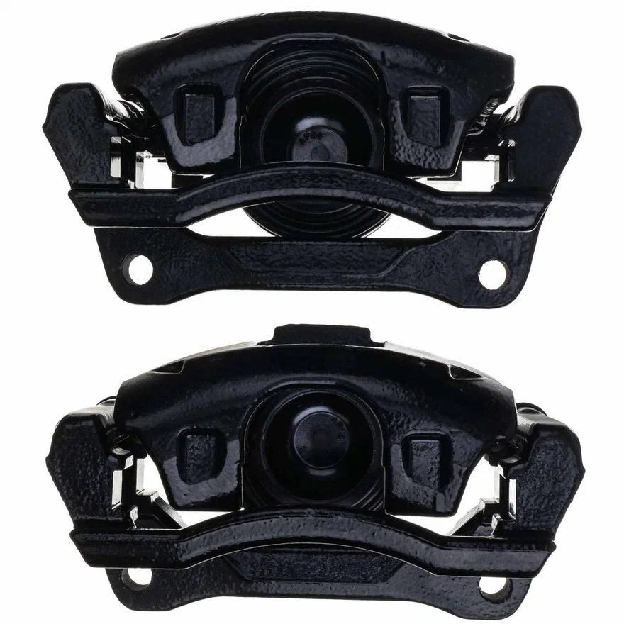 Front BLK CALIPER PAIR W/BRKT