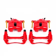 Front RED CALIPER PAIR W/BRKT image 2