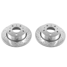 Rear DRILLEDSLOTTED ROTOR PAIR for Ram image 2