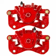 Front RED CALIPER PAIR W/BRKT for Hyundai Elantra image 3