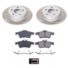 Rear SEMI-COATED ROTOR KIT for Ford Transit Connect image 1