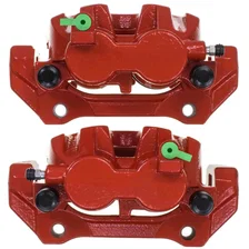Front RED CALIPER PAIR W/BRKT image 2