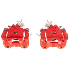 Rear RED CALIPER PAIR for Honda Accord image 2