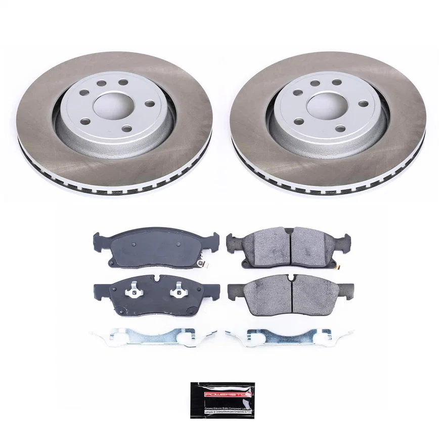 Front SEMI-COATED ROTOR KIT