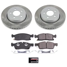 Front SEMI-COATED ROTOR KIT for Jeep Grand Cherokee image 1