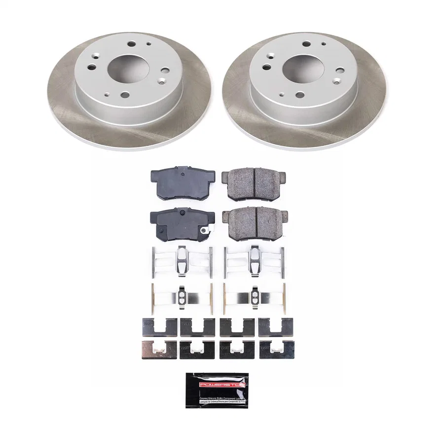 Rear SEMI-COATED ROTOR KIT
