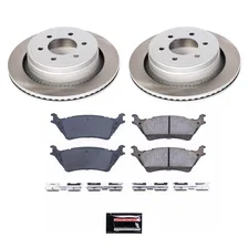 Rear SEMI-COATED ROTOR KIT for Ford F-150 image 1