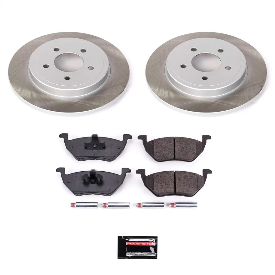 Rear SEMI-COATED ROTOR KIT for Mazda Tribute