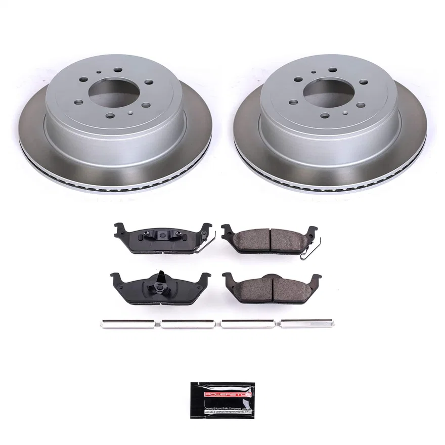 Rear SEMI-COATED ROTOR KIT