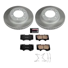 Front SEMI-COATED ROTOR KIT for Toyota image 1