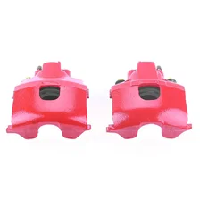 Front RED CALIPER PAIR W/O BRKT image 2