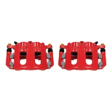 Front RED CALIPER PAIR W/BRKT image 2