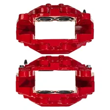 Front RED CALIPER PAIR W/O BRKT for Toyota image 5