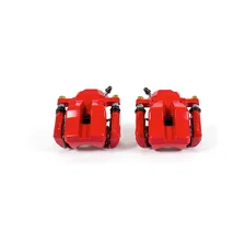 Rear RED CALIPER PAIR W/BRKT for Toyota RAV4 image 2