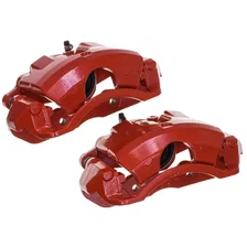 Front RED CALIPER PAIR W/BRKT for Ford Focus image 6