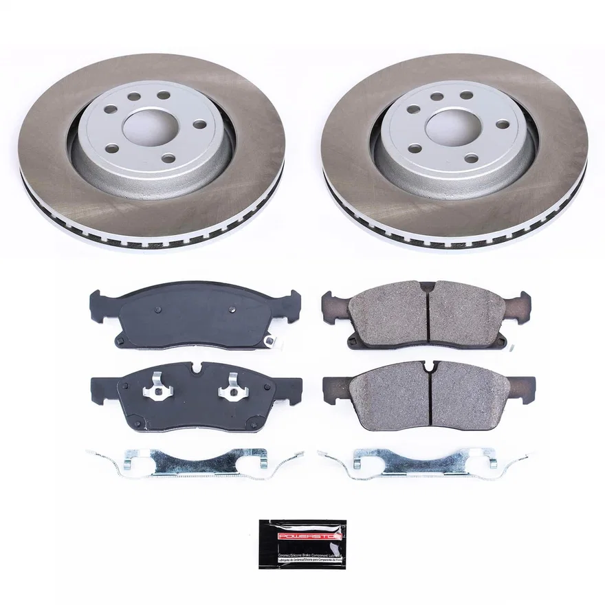 Front SEMI-COATED ROTOR KIT