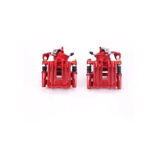 Rear RED CALIPER PAIR W/BRKT image 2