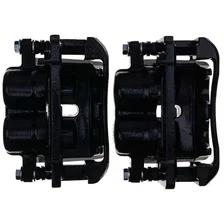 Front BLK CALIPER PAIR W/BRKT for Ford F-150 image 5