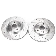 Front DRILLEDSLOTTED ROTOR PAIR image 2