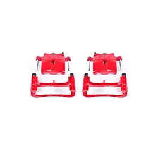 RED CALIPER PAIR W/BRKT image 2