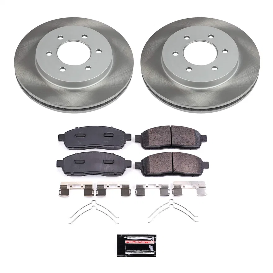 Front SEMI-COATED ROTOR KIT