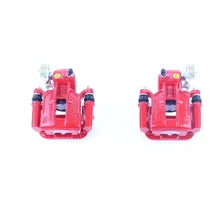 Rear RED CALIPER PAIR W/BRKT for Ford Mustang image 2