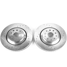 Front DRILLEDSLOTTED ROTOR PAIR for Lexus image 2