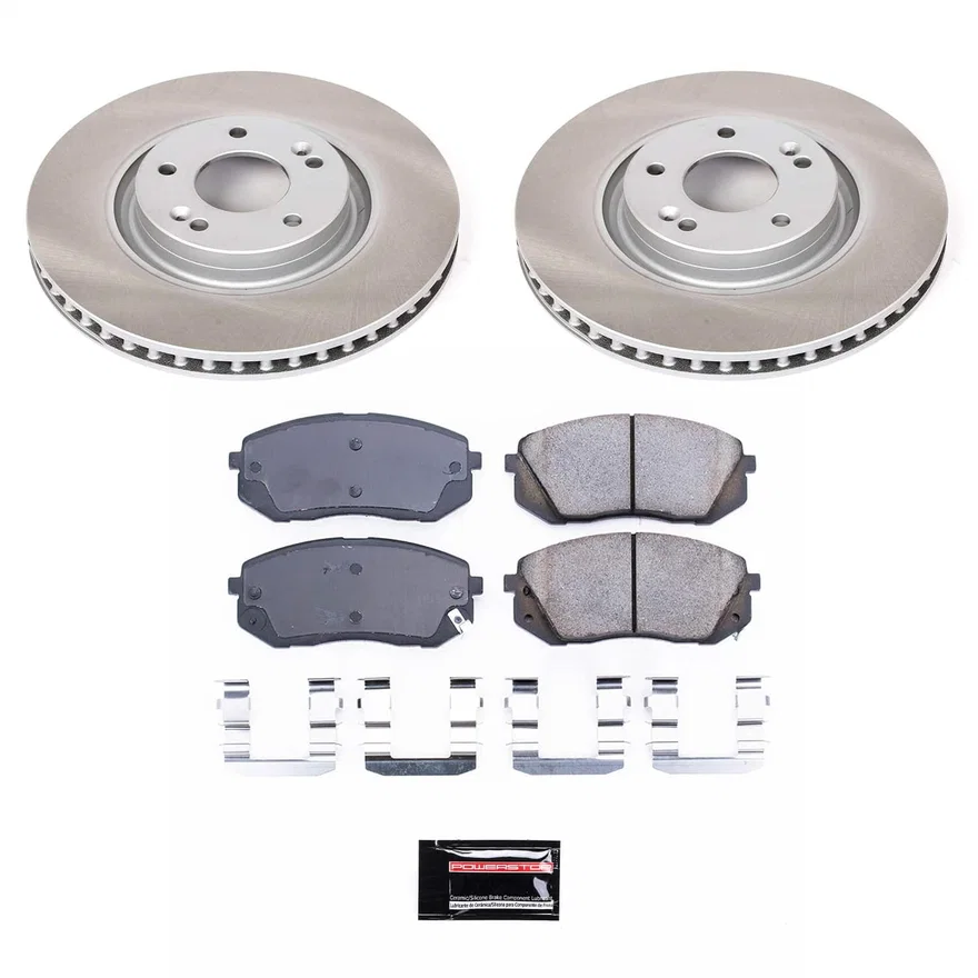 Front SEMI-COATED ROTOR KIT for Hyundai Sonata