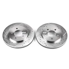 Front DRILLEDSLOTTED ROTOR PAIR image 2