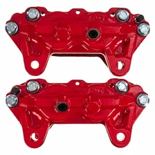 Front RED CALIPER PAIR W/O BRKT for Toyota image 3