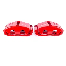 Front RED CALIPER PAIR W/BRKT for Chevrolet Corvette image 2