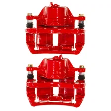 Front RED CALIPER PAIR W/BRKT for Hyundai Elantra image 5