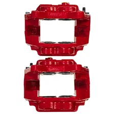 Front RED CALIPER PAIR W/O BRKT image 5