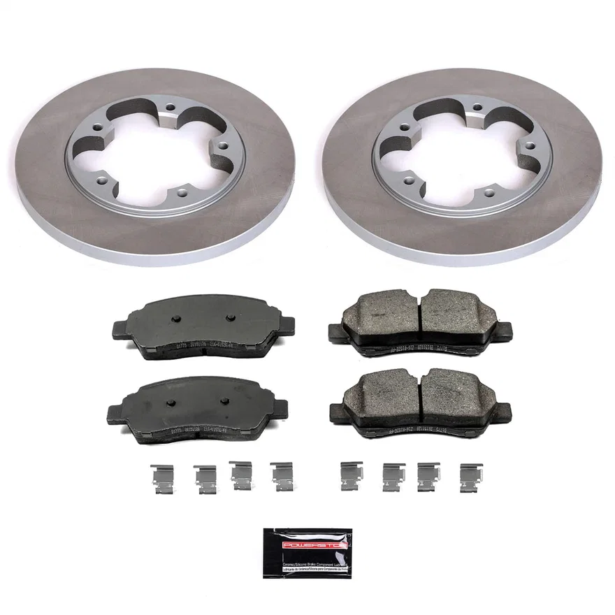 Rear SEMI-COATED ROTOR KIT for Ford
