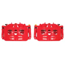 Front RED CALIPER PAIR W/BRKT image 2