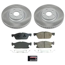 Front SEMI-COATED ROTOR KIT for Ford Edge image 1