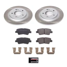 Rear SEMI-COATED ROTOR KIT image 1