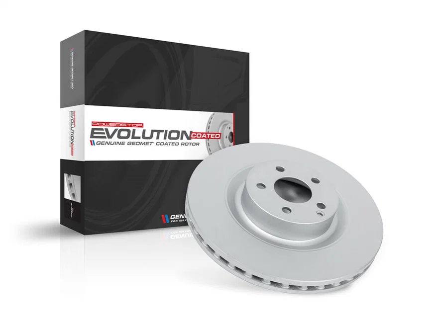 Front EVOLUTION COATED ROTOR for Ford Transit Connect