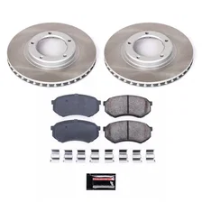 Front SEMI-COATED ROTOR KIT for Toyota Tacoma image 1