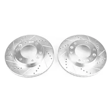 Front DRILLEDSLOTTED ROTOR PAIR image 2