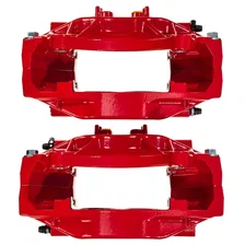 Front RED CALIPER PAIR W/O BRKT for Subaru image 5