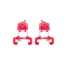 Rear RED CALIPER PAIR W/BRKT for BMW image 2