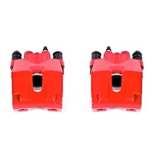 Rear RED CALIPER PAIR W/O BRKT image 2