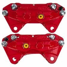 Front RED CALIPER PAIR W/O BRKT for Toyota image 3